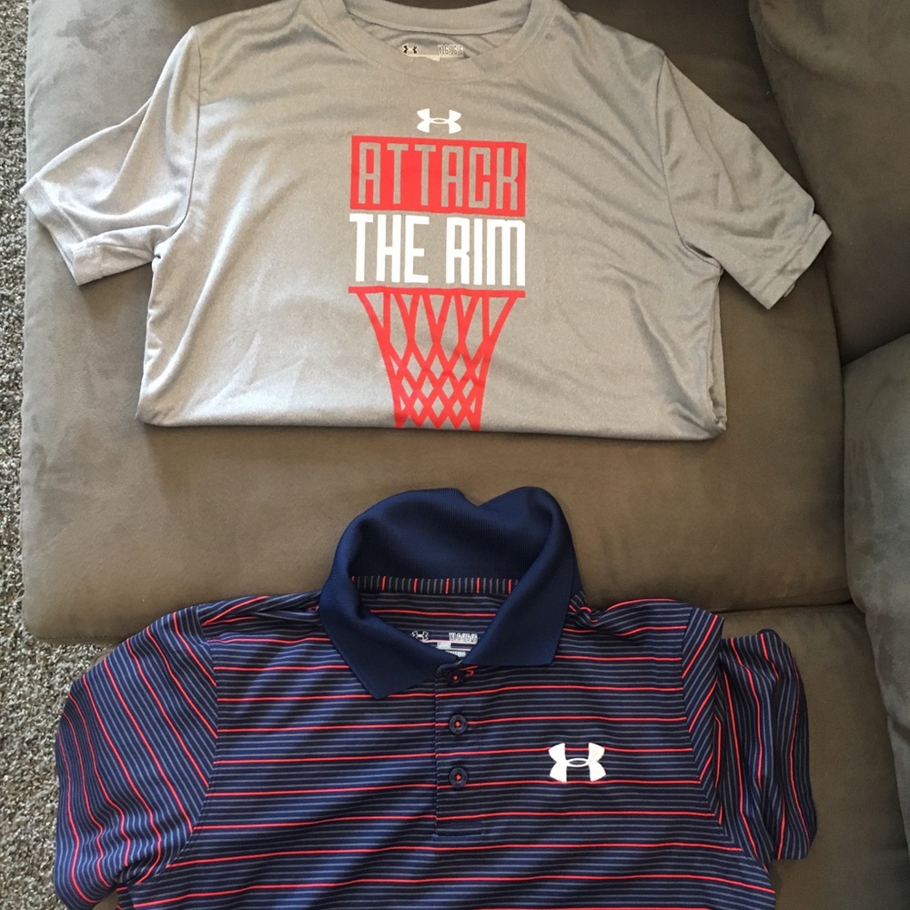Under armour kids shirt size YL